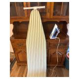 Hamilton Beach iron and ironing board