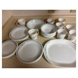 Vtg CORELLE Rosemarie Floral dinnerware