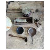 Smelting tools, propane burner & tank