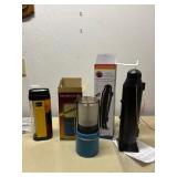 Solar thermos water heater, ER light etc