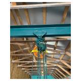 2000# Chain hoist lift w/ trolley, movable arm