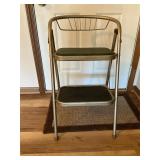 Vintage stepstool seat