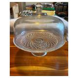 Vintage Wexford pedestal  covered cake plate