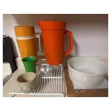 Vintage Tupperware, thermos, kitchenware, etc.