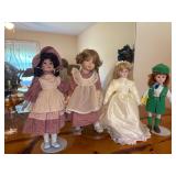 Vintage porcelain dolls