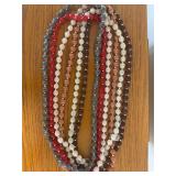 Vintage, single strand, necklaces