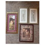Wall Art, victorian floral