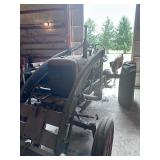 Vintage Allis Chalmers WD 45 tractor with bucket