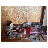 Multimeter, various hardware,
