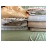 Queen size linens, blankets & pillows