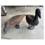 Vintage goose decoys