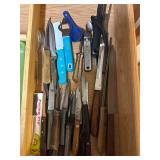 Kitchen knives and utensils