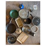 Skillet, strainer, bun pan, etc.