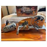 Vintage rival chrome electric food slicer