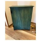 Green Distressed Cabinet