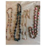 Vintage beaded necklaces etc