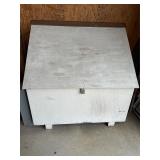 Deck box & boating supplies.