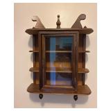 Vintage wall hanging cabinet