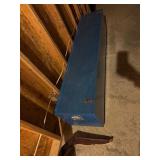Rolling Wooden Box with clear & colored vinyl