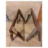 Wooden Sawhorses
