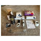 Mini battery lantern, magnifying glass, etc.