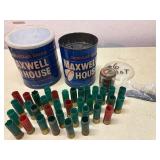 12 Gauge spent shells, reloading shot etc