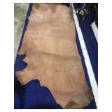 LARGE TANNED LEATHER HIDE,