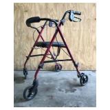 ROLLING WALKER WITH SEAT