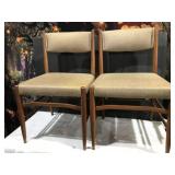 PAIR MID-CENTURY DINING CHAIRS