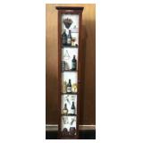 TALL CD CHEST,  WINE DECOR