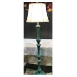 WOOD SHABBY CHIC STYLE FLOOR LAMP, 5
