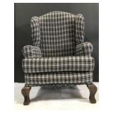 LARGE DOLL SIZE WING BACK CHAIR