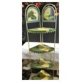 METAL 4-TIER CORNER SHELF UNIT