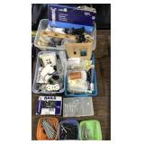 8 NEW LIGHT SWITCHES SOCKETS NAILS SCREWS + MORE