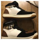 BURBERRY HIGH TOP ITALIAN SNEAKERS SZ 43 M10 W11