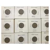 LOT OF 12 WHEAT PENNIES MISC DATES 20s 30s 40s 50s