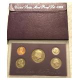 1989 US MINT PROOF SET CENT NICKEL DIME QUART HALF