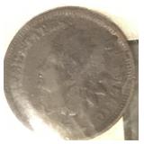 INDIAN HEAD PENNIY CIVIL WAR ERA 1865