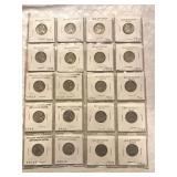 LOT OF 20 OLD JEFFERSON NICKELS 1941 - 1981