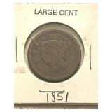 1851 LARGE CENT