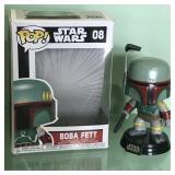 FUNKO POP BOBBLEHEAD BOBA FETT BLACK  BOX 08