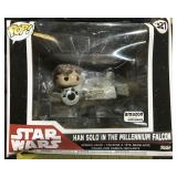 FUNKO POP HAN SOLO in MILLENIUM FALCON 321