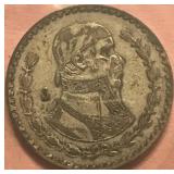1963  MEXICO SILVER DOLLAR JOSE MORELOS