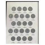 67 JEFFERSON NICKELS 1962 - 1996 WHITMAN FOLDER