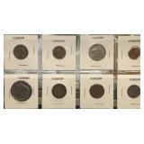 LOT OF 8 FOREIGN COINS - SEE LIST