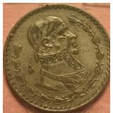 1963  MEXICO SILVER DOLLAR JOSE MORELOS