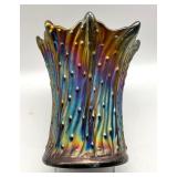 Dugan Amethyst Paneled Tree Trunk Vase