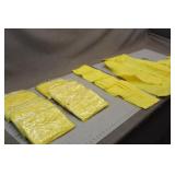 (10) Yellow Medium Rain Jackets