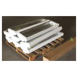 (8) 4-Bank Fluorescent Light Fixtures