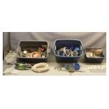 (3) Totes of Assorted Electrical Supplies